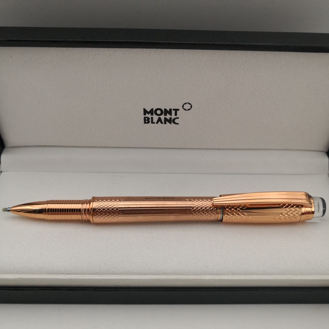 Best Copy Montblanc Pens Starwalker Rose Gold Rollerball Pen